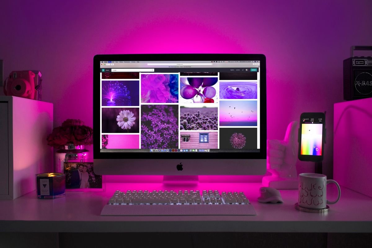 A designer exploring modern interface trends