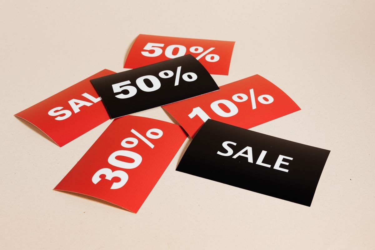 Outdoor gear e-commerce store homepage on a laptop